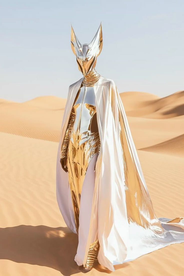 Gold desert angel
